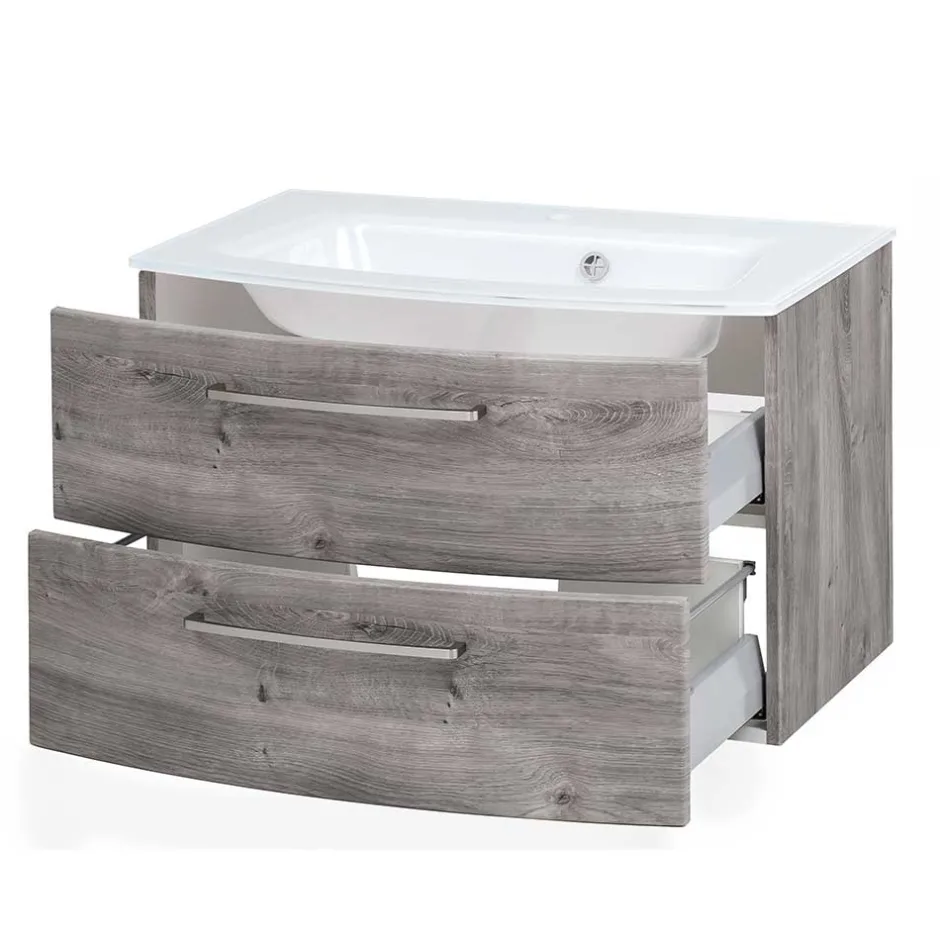 Pharao24 Schubladen Waschtisch Isdrina> Waschbeckenunterschränke