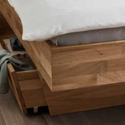 Pharao24 Schubladenbett Spaniav> Doppelbetten|Massivholzbetten