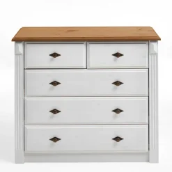 Pharao24 Schubladenkommode Bazna> Massivholzmöbel|Küchenkommode