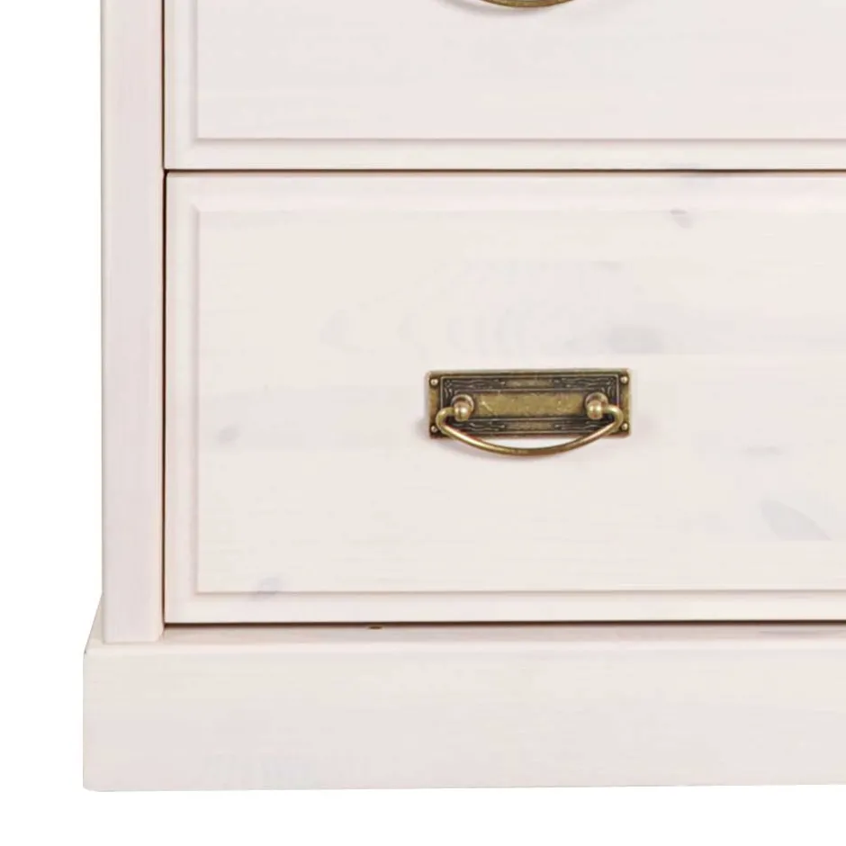 Massivholzmöbel|Küchenkommode*Pharao24 Schubladenkommode Pigaro