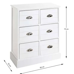 Flurkommoden|Schlafzimmerkommoden*Pharao24 Schubladenkommode Zandras