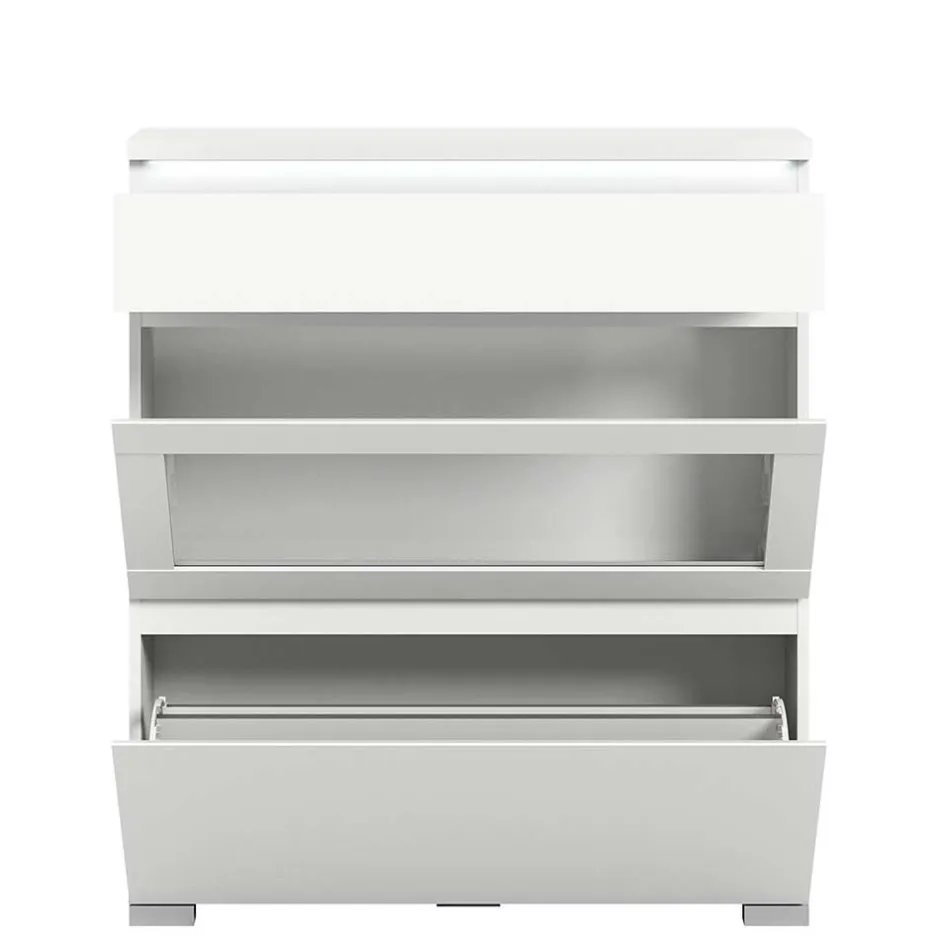 Pharao24 Schuh Klappschrank weiß Filicudio> Schuhschränke|Schuhkipper