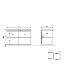 Garderobenbänke*Pharao24 Schuhbank Leradrevus