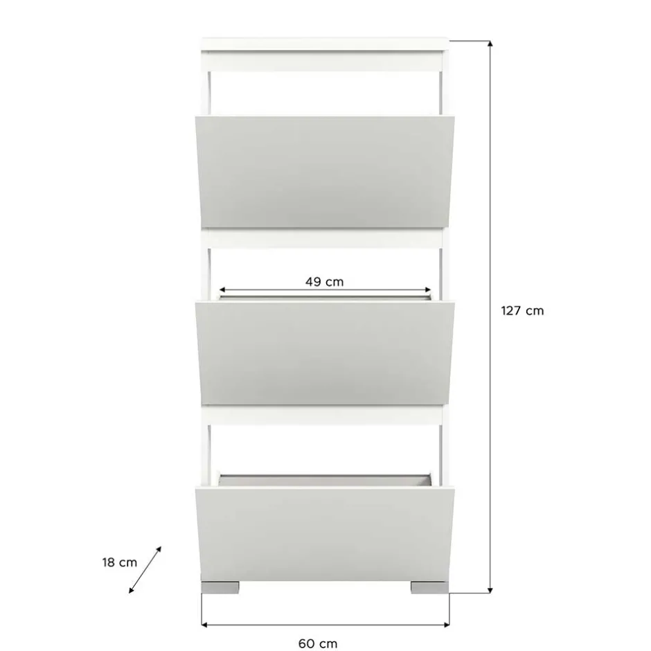 Pharao24 Schuhgarderobenschrank Filicudio> Schuhschränke|Schuhkipper