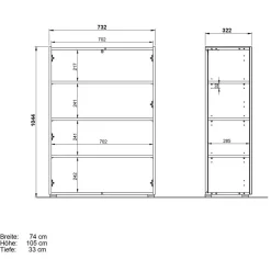 Schuhschränke*Pharao24 Schuhschrank Arturo