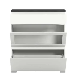 Schuhschränke|Schuhkipper*Pharao24 Schuhschrank mit Glasklappe Houstna