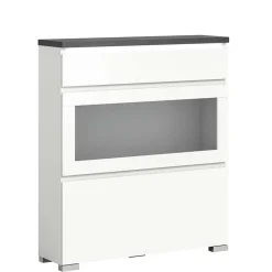 Schuhschränke|Schuhkipper*Pharao24 Schuhschrank mit Glasklappe Houstna