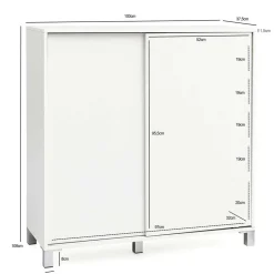 Pharao24 Schuhschrank mit Schiebetüren Salverna><noscript><img width=