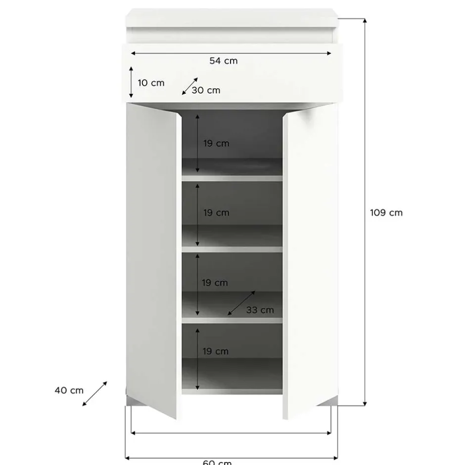 Pharao24 Schuhschrank mit Schublade Houstna> Schuhschränke