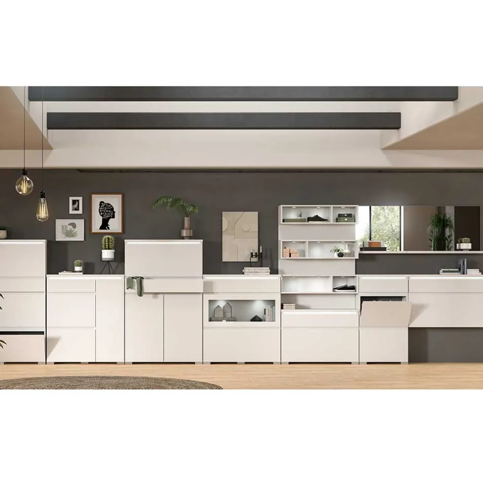 Pharao24 Schuhschrank weiß modern Filicudio> Schuhschränke