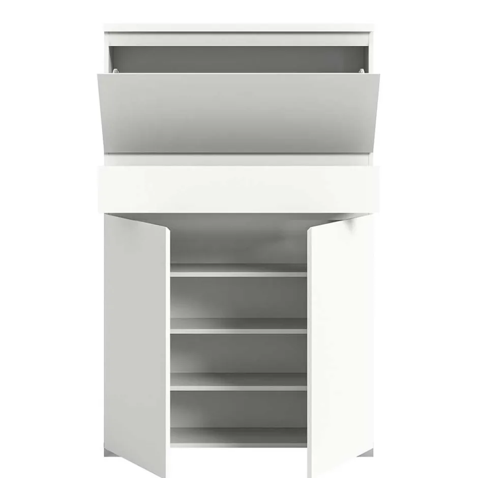 Pharao24 Schuhschrank weiß modern Filicudio> Schuhschränke