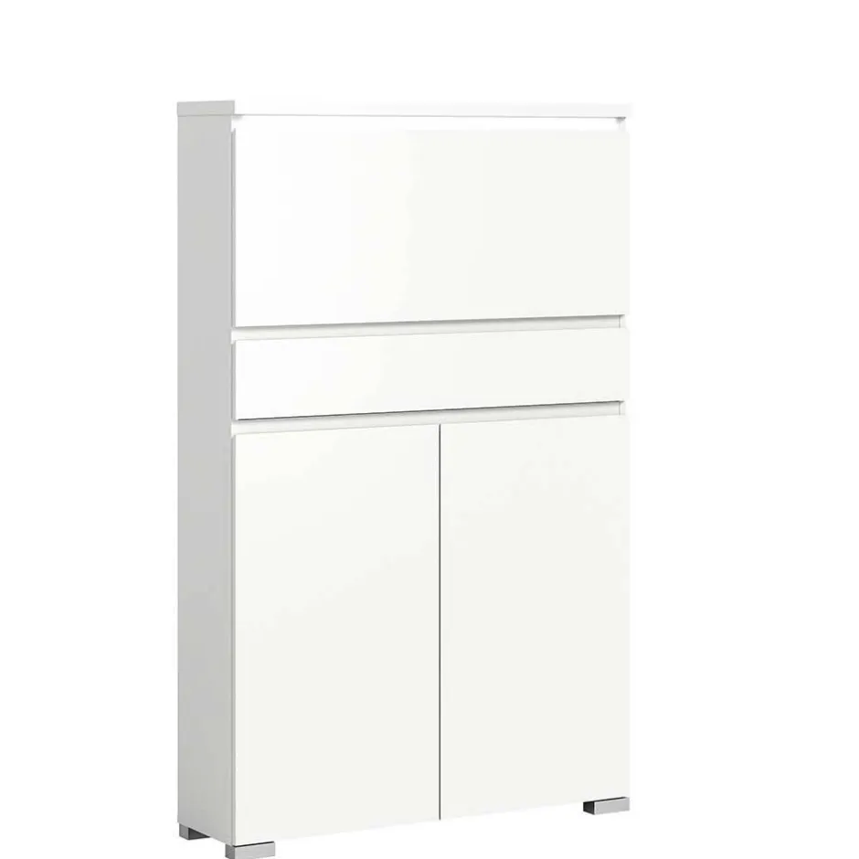 Pharao24 Schuhschrank weiß modern Filicudio> Schuhschränke