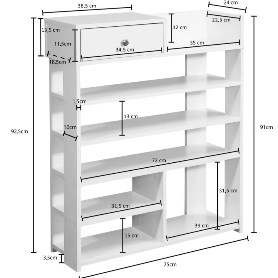 Schuhregale*Pharao24 Schuhständer Zora