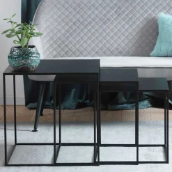 Pharao24 Schwarze Beistelltische Sofa Secionas><noscript><img width=