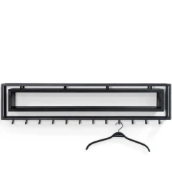 Pharao24 Schwarze Hängegarderobe Auricos><noscript><img width=