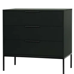 Flurkommoden|Schlafzimmerkommoden*Pharao24 Schwarze Kommode Senorita