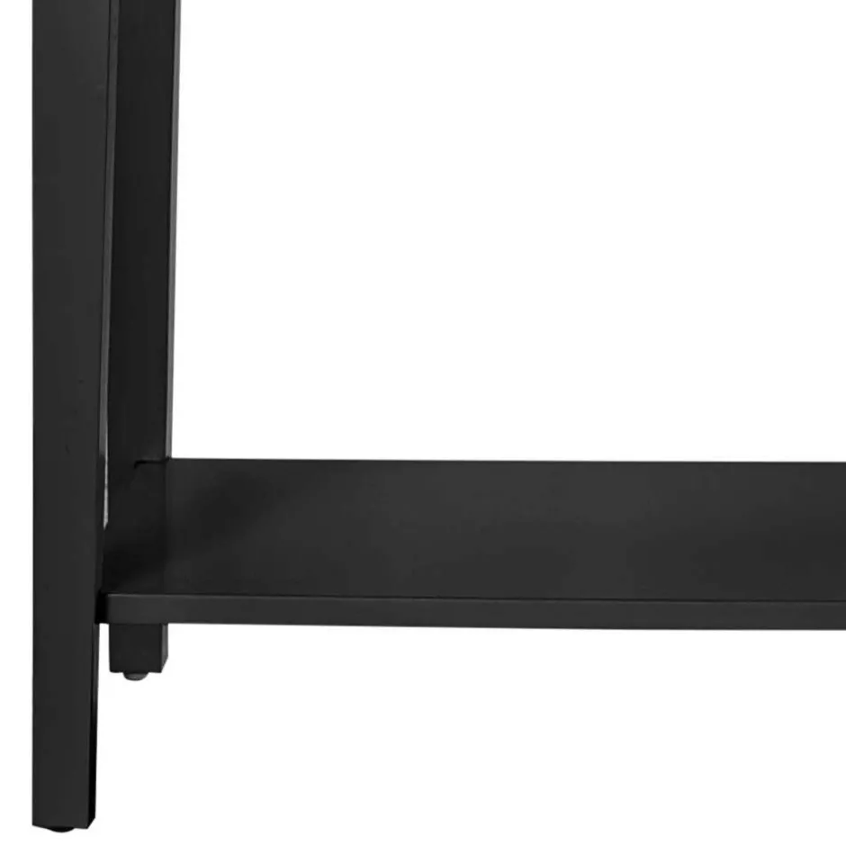 Wohnzimmertisch|Konsolentische*Pharao24 Schwarze Tischkonsole Quado