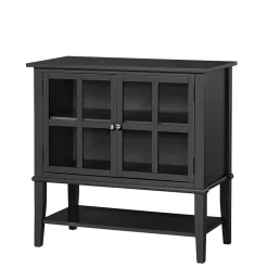 Pharao24 Schwarze Vitrine Jainano> Stauraumvitrinen