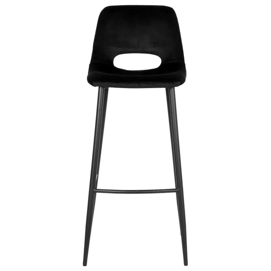 Pharao24 Schwarzer Barstuhl Set Plexino> Barmöbel|Hocker