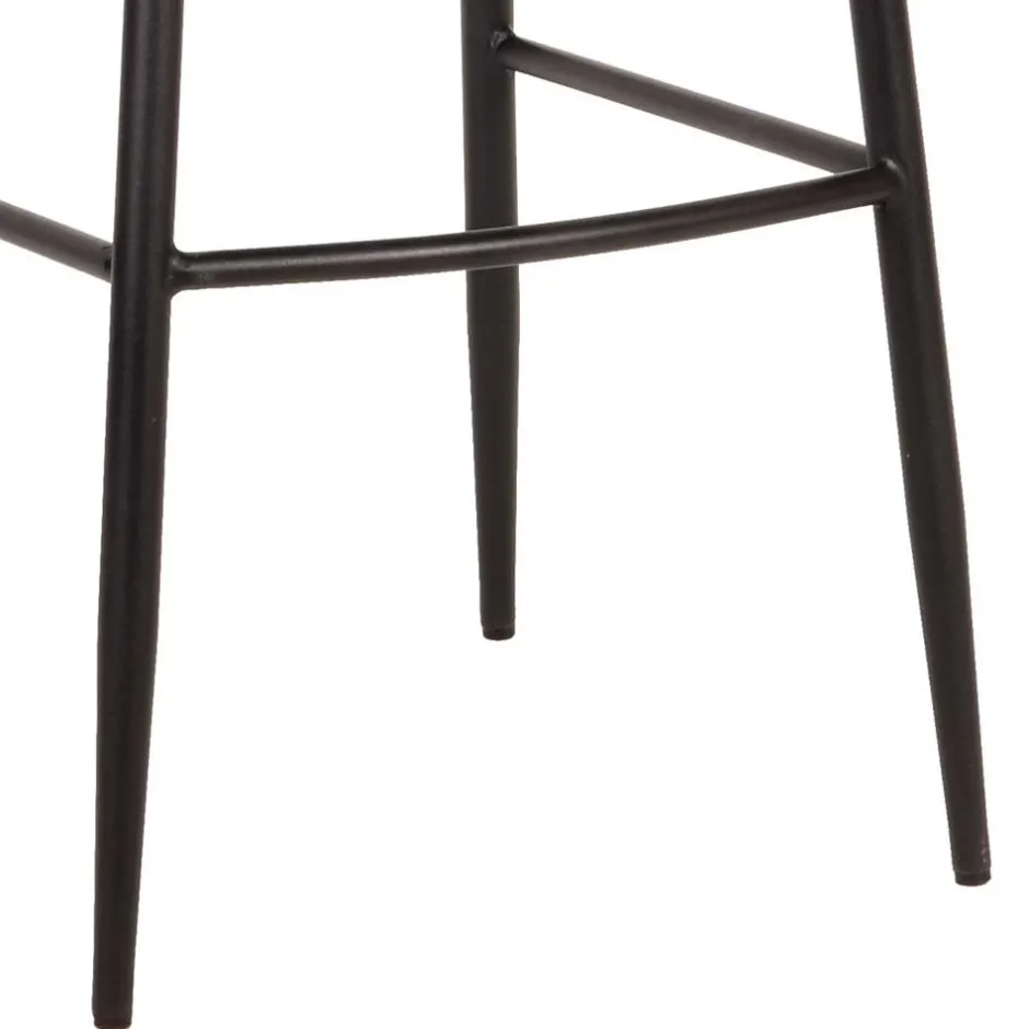 Pharao24 Schwarzer Barstuhl Set Plexino> Barmöbel|Hocker