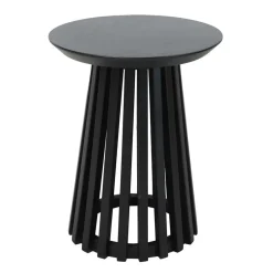 Wohnzimmertisch|Beistelltische*Pharao24 Schwarzer Beistelltisch Cazarina