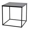 Beistelltische*Pharao24 Schwarzer Beistelltisch Merida