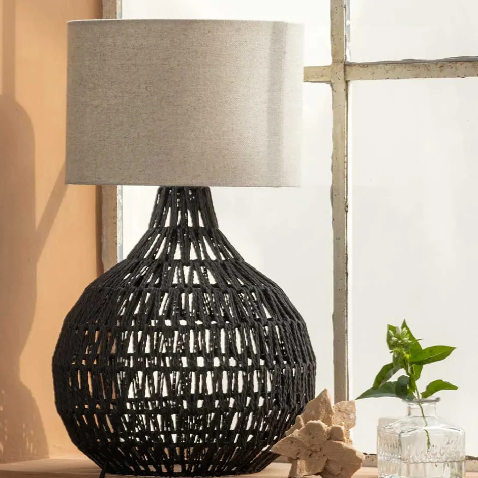 Pharao24 Schwarzer Lampenfuss Levetreal> Lampen Und Leuchten