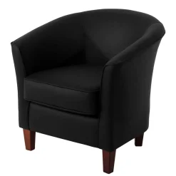 Polstermöbel|Wohnzimmer Sessel*Pharao24 Schwarzer Ledersessel Price