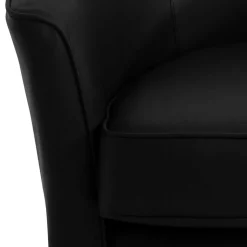 Polstermöbel|Wohnzimmer Sessel*Pharao24 Schwarzer Ledersessel Price