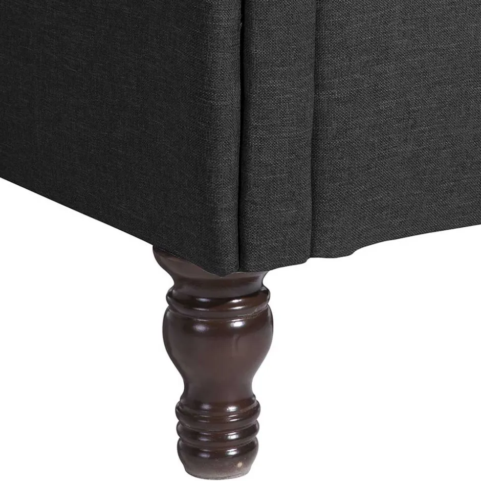 Pharao24 Schwarzer Lesesessel Masuza> Ohrensessel