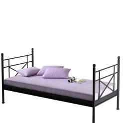 Pharao24 Schwarzes Metall Bett Lakos> Doppelbetten|Jugendbetten