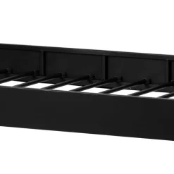 Einzelbetten|Metallbetten*Pharao24 Schwarzes Metall Bett Volgan