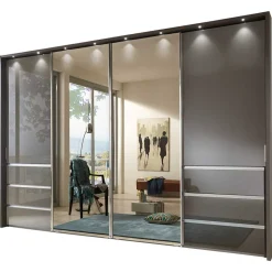 Kleiderschränke|Schlafzimmerschränke*Pharao24 Schwebetürenkleiderschrank Magdalina