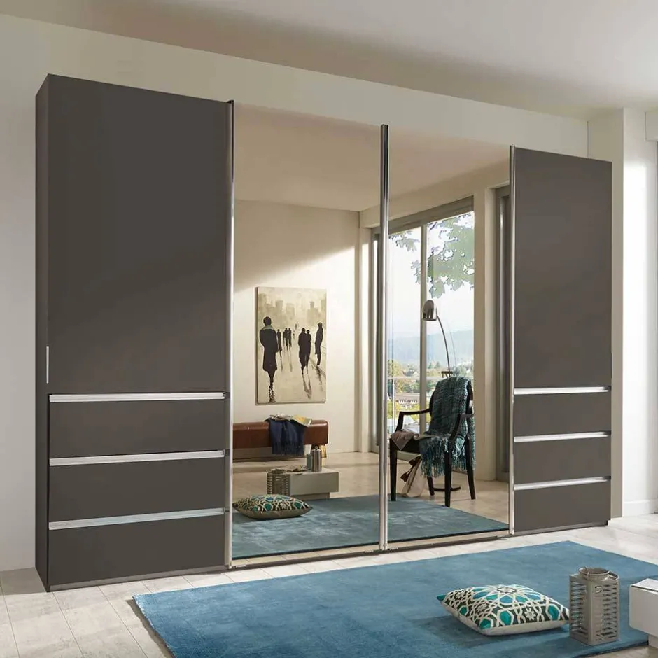 Schiebetürenschränke*Pharao24 Schwebetürenkleiderschrank Mariolona