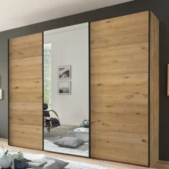 Massivholzmöbel|Schiebetürenschränke*Pharao24 Schwebetürenkleiderschrank Kosra