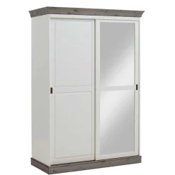 Massivholzmöbel|Schiebetürenschränke*Pharao24 Schwebetürenkleiderschrank Boulogne