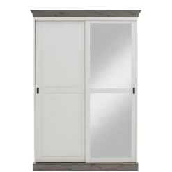 Massivholzmöbel|Schiebetürenschränke*Pharao24 Schwebetürenkleiderschrank Boulogne