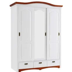 Pharao24 Schwebetürenkleiderschrank Raimon> Massivholzmöbel|Schiebetürenschränke