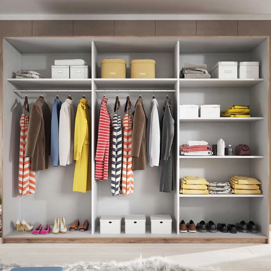 Kleiderschränke|Schlafzimmerschränke*Pharao24 Schwebetürenkleiderschrank Mirella