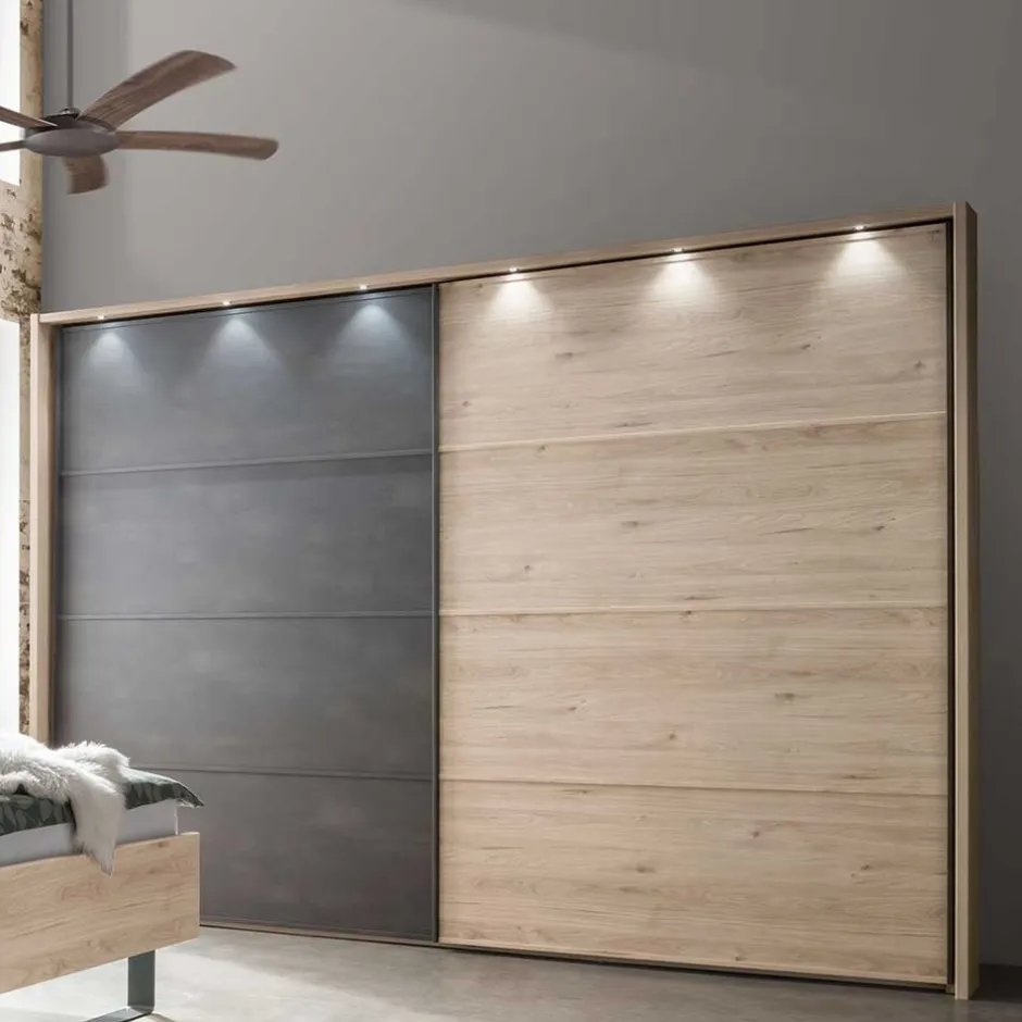 Schiebetürenschränke|Kleiderschränke*Pharao24 Schwebetürenkleiderschrank Bruvena