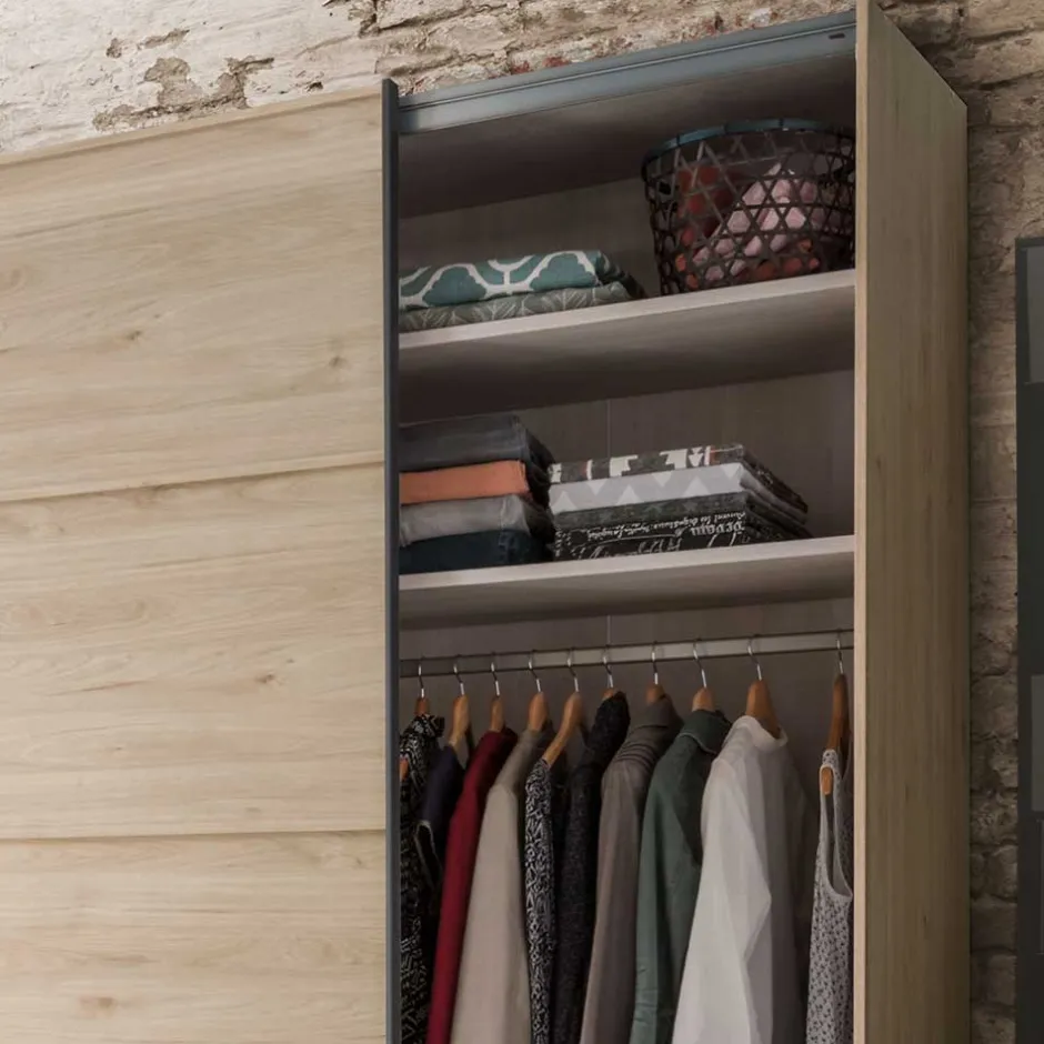 Schiebetürenschränke|Kleiderschränke*Pharao24 Schwebetürenkleiderschrank Bruvena