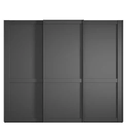 Schiebetürenschränke*Pharao24 Schwebetürenschrank Dunkelgrau Hierro