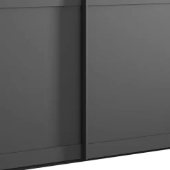 Schiebetürenschränke*Pharao24 Schwebetürenschrank Dunkelgrau Hierro