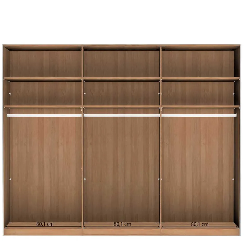 Pharao24 Schwebetürenschrank Durac> Massivholz Schränke|Kleiderschränke