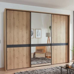 Pharao24 Schwebetürenschrank Finnluca> Kleiderschränke|Schlafzimmerschränke