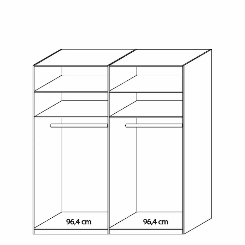 Pharao24 Schwebetürenschrank Frey> Kleiderschränke|Schlafzimmerschränke