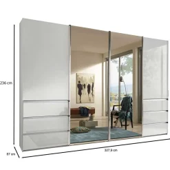 Schiebetürenschränke*Pharao24 Schwebetürenschrank Grema