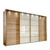 Massivholzmöbel|Schiebetürenschränke*Pharao24 Schwebetürenschrank Raipur