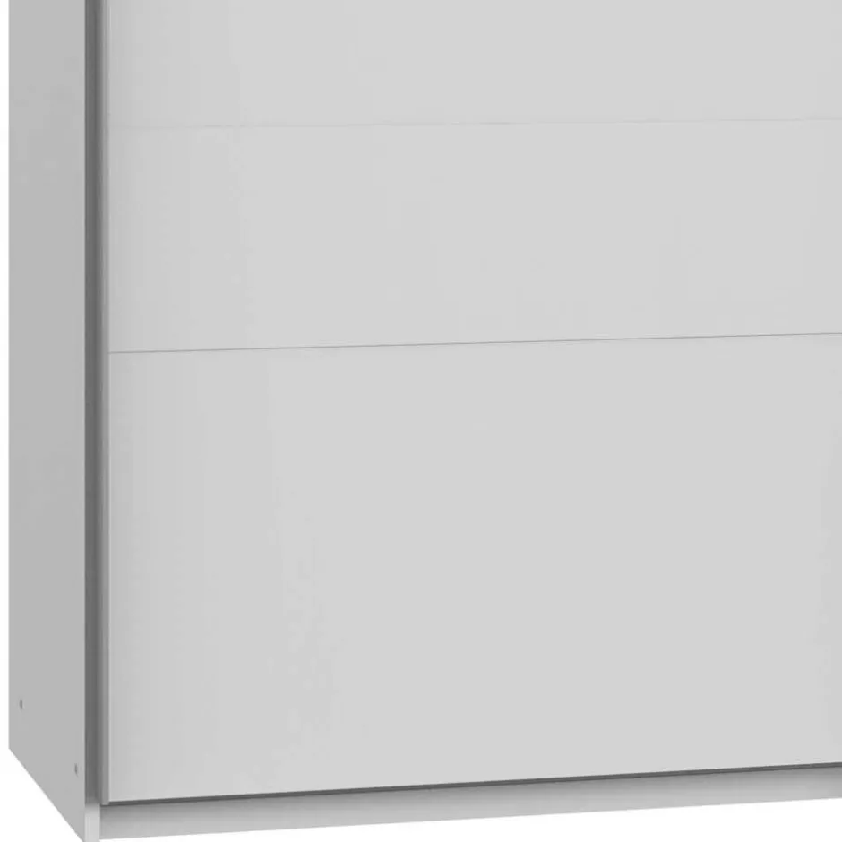 Pharao24 Schwebetuerenschrank weiss Oviedo> Jugendkleiderschrank|Schiebetürenschränke