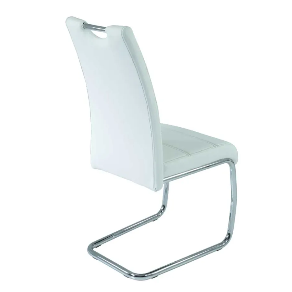 Lederstühle|Freischwinger*Pharao24 Schwingstuhl Set Capa